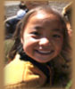 young girl in Tibet